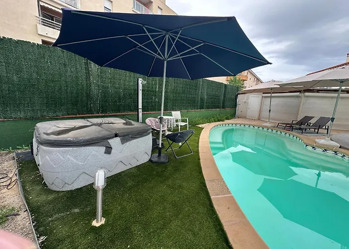 Βίλα Jolie Piscine Climatise 6 Pers Proche Centre-ville Περπινιάν